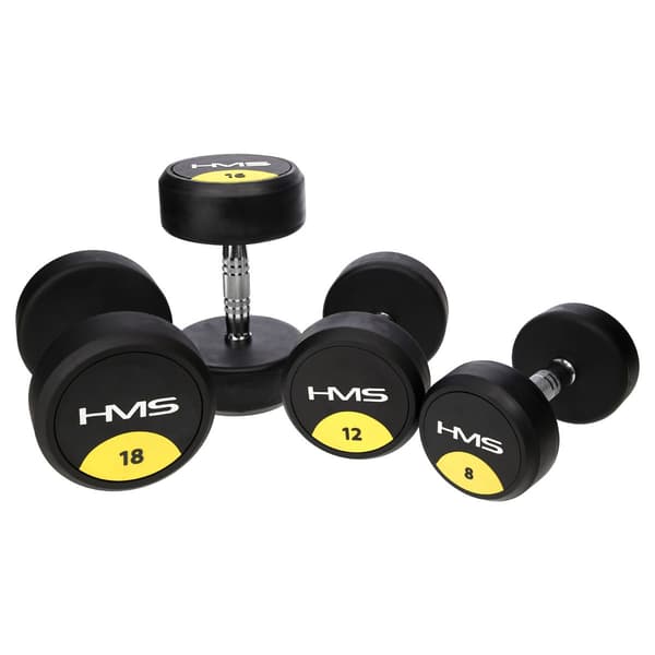 Gummibelagd hantel 16 kg HG PRO HMS