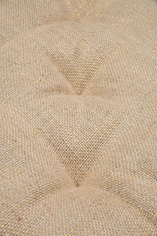 Beige jutedyna JOSEPHA 38x38 cm
