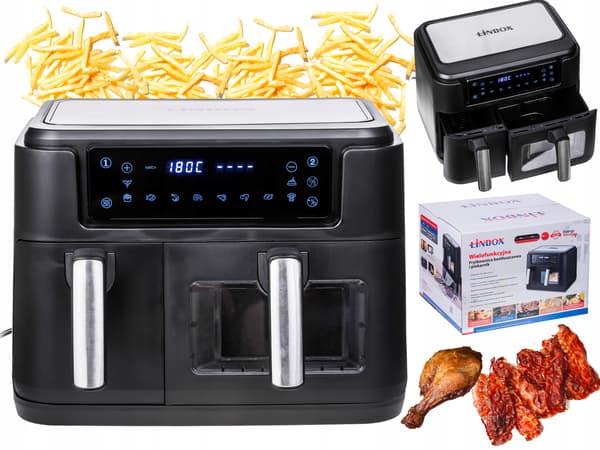 FETTFRI FRITÖS 2 KORGAR 8L/2500W