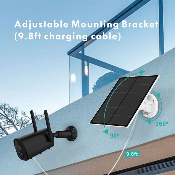 VicoHome SP solpanel - Solcelleoplader til udendørs WiFi-kameraer