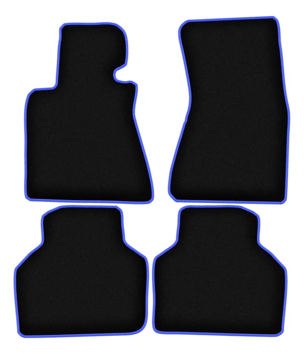 CARLUX-BLÅ bilmåtter til: BMW 7 E66 sedan lang (2001-2008)