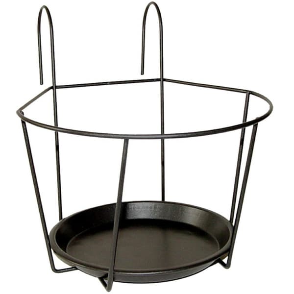 Geometrisk balkongblomställning 22xh22cm