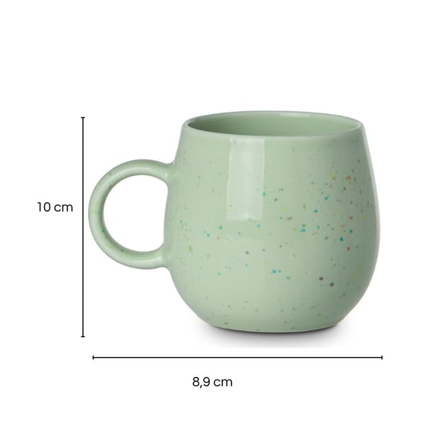 Grøn 480ml Speckle Pop-krus