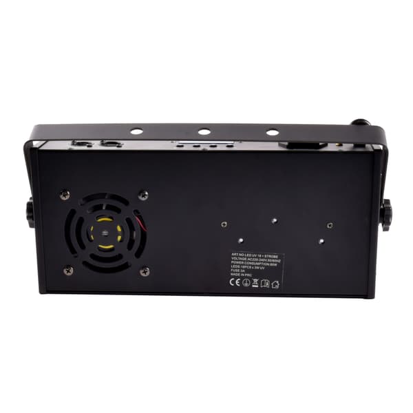LIGHT4ME LED UV 18x3W reflektor + stroboskop DMX