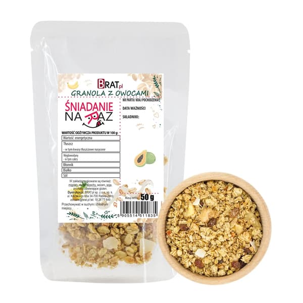 Granolaa hedelmillä 50 g