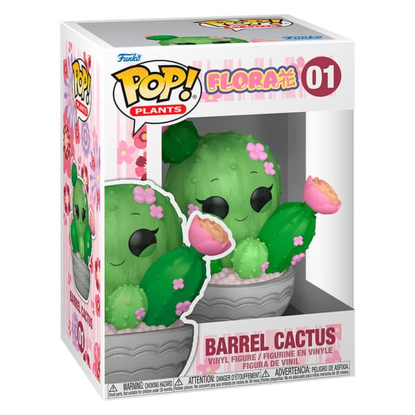 Funko POP Flora 1 Barrel Kaktusblomma Samlarfigur
