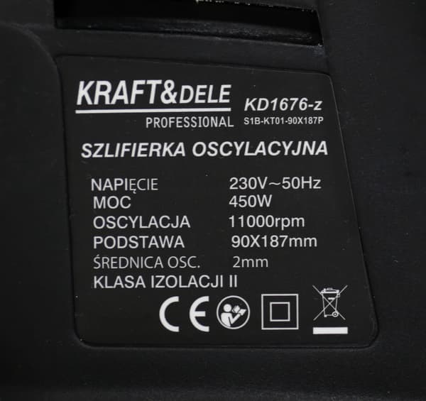 Oscillerande slipmaskin KD1676-Z