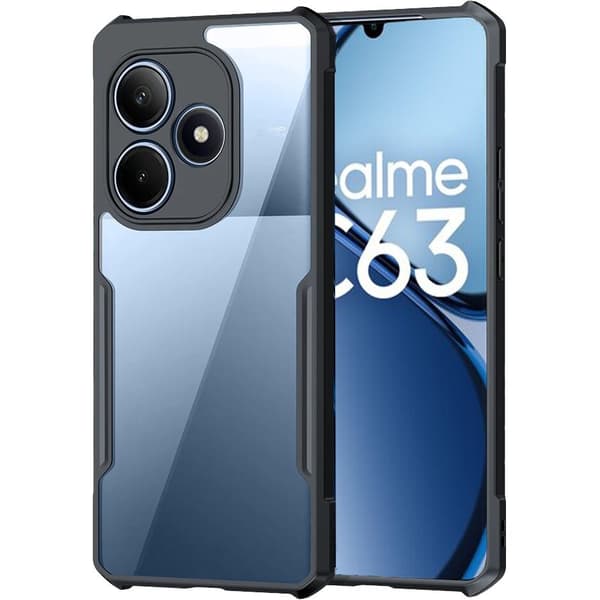 Etui til Realme C63, AntiDrop Hybrid, Sort
