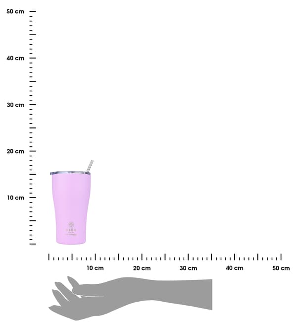 500 ml lavendel lila termosmugg