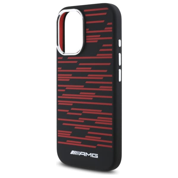 AMG Silikone Graphics MagSafe-etui til iPhone 16, sort