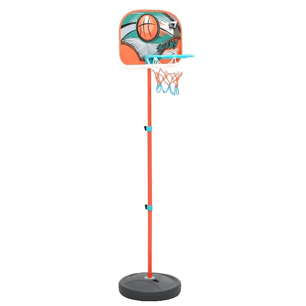 vidaXL Bärbart basketset, justerbart, 133-160 cm