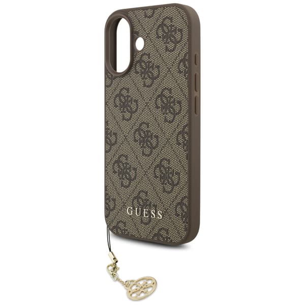 Guess 4G Charms Collection MagSafe-etui til iPhone 17 brunt