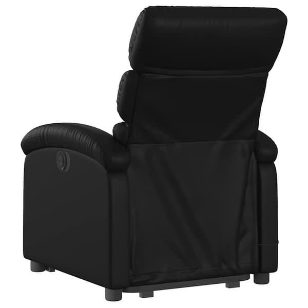 vidaXL elektrisk lænestol med massage, sort
