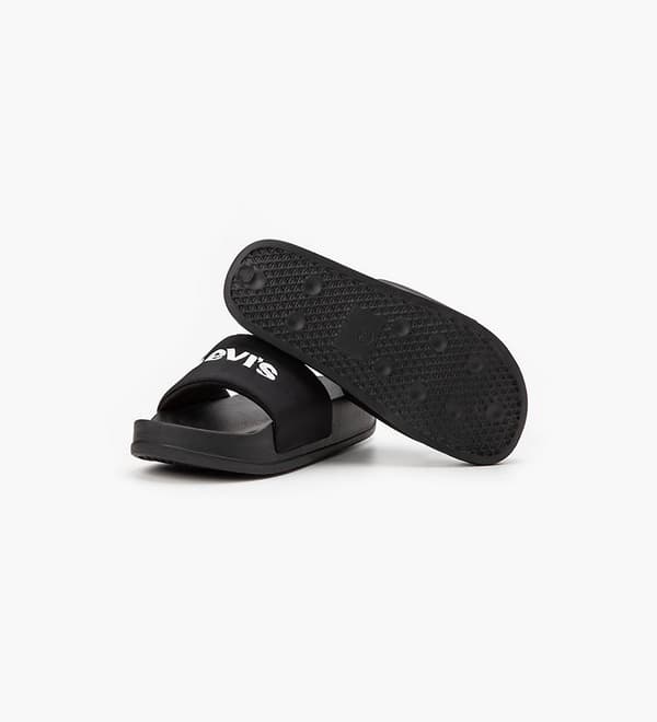 Udsalg - Levi's June Bold Sliders Dame Flip-Flops Sort (D78890001) 42.0