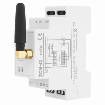 ZAMEL Timerprogrammeringssats via Wi-Fi 230V 16A ZCM-42