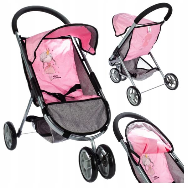 [paket][5] Lättvikts dockvagn Princess X395