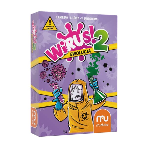 Virus! 2: Evoluutio. Juhlapelin laajennus. Lautapeli. Muduko