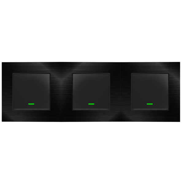 TB11 Trippel svart ram