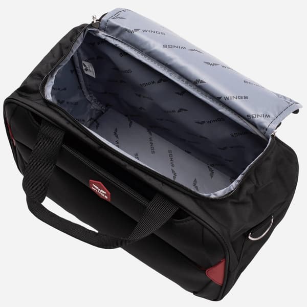 Sæt med 3 DIPPER kufferter + Wings grå håndtaske
