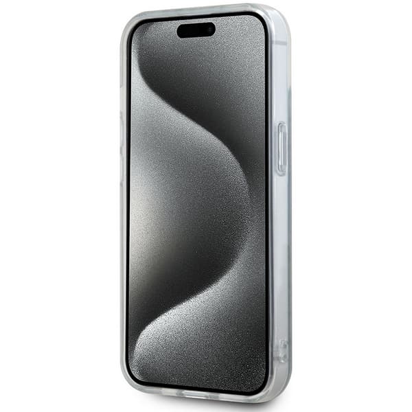 DKNY IML Mono & Stripe MagSafe-etui til iPhone 15, blå