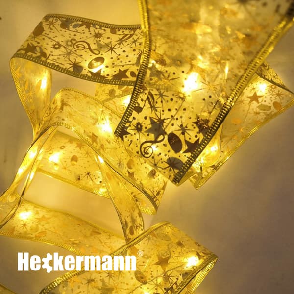 Heckermann 800L varm LED-julslinga