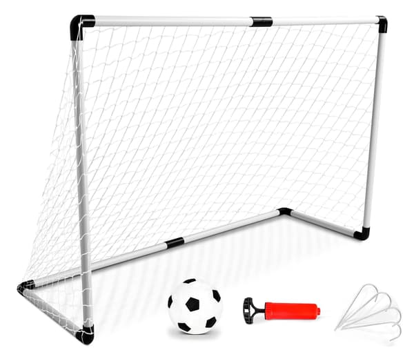 MINI børnefodboldmål 123x84x44 cm