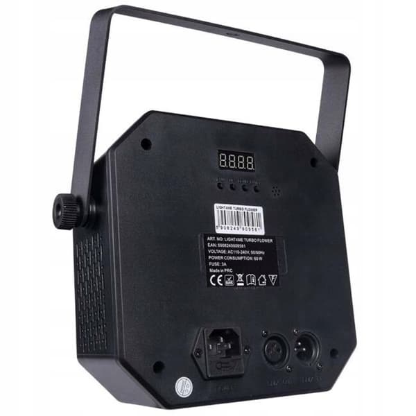 LIGHT4ME turbo blomster disco effekt LED PAR UV kugle laser strobe