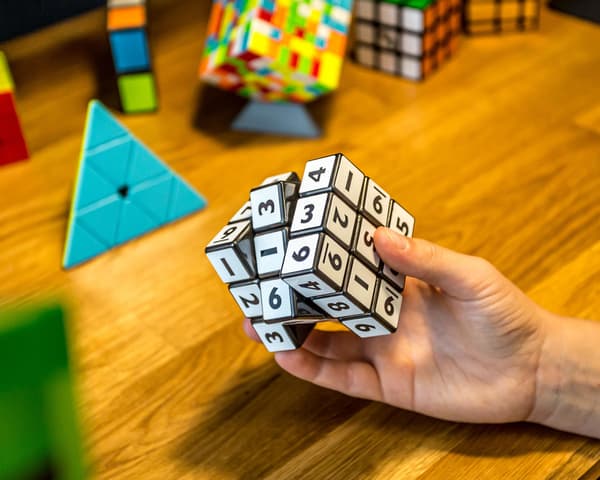 SPEED CUBE Sudoku Terning - HVID