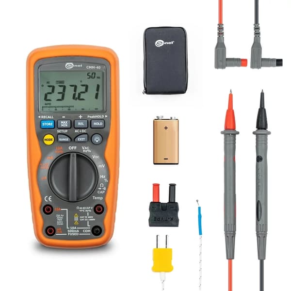 Fotovoltaisk elektrisk parametermätare + industriell multimeter