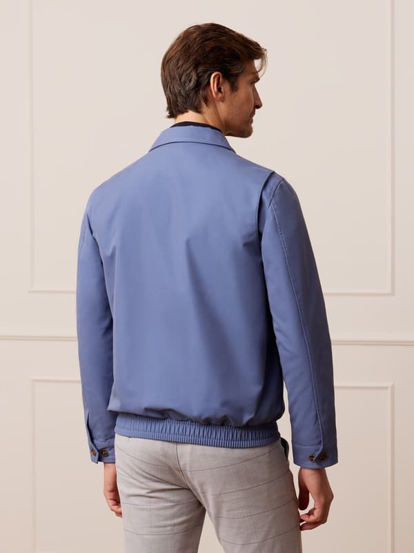 BLÅ HARRINGTON JAKKE XXL