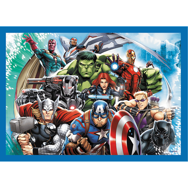 Marvel Avengers "4 i 1" Brave Avengers sæt