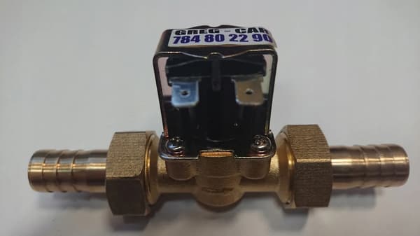 Magnetventil til vand universal 12V messing