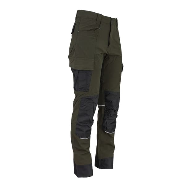 Gröna elastiska arbetsbyxor 778 Urgent 54