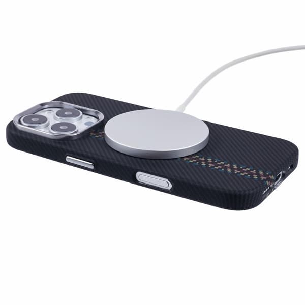 iPhone 16 Pro-skal, kolfiber MagSafe, svart