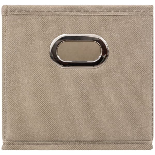 Beige förvaringslåda 15 x 31 cm