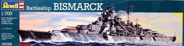 Laiva 1:700 Taistelulaiva Bismarck