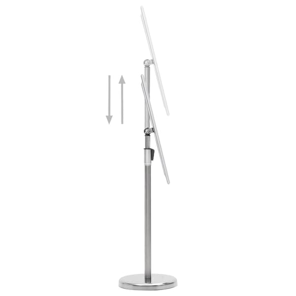 vidaXL A4-posterställ, silver, aluminiumlegering