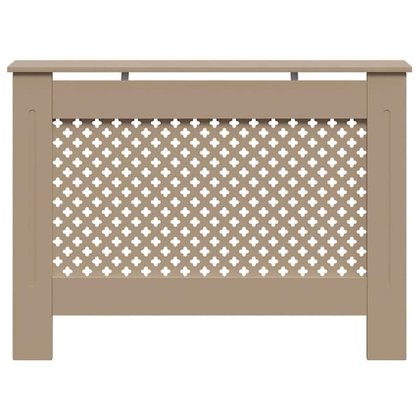 vidaXL Radiatorskydd, 112x19x81 cm, MDF
