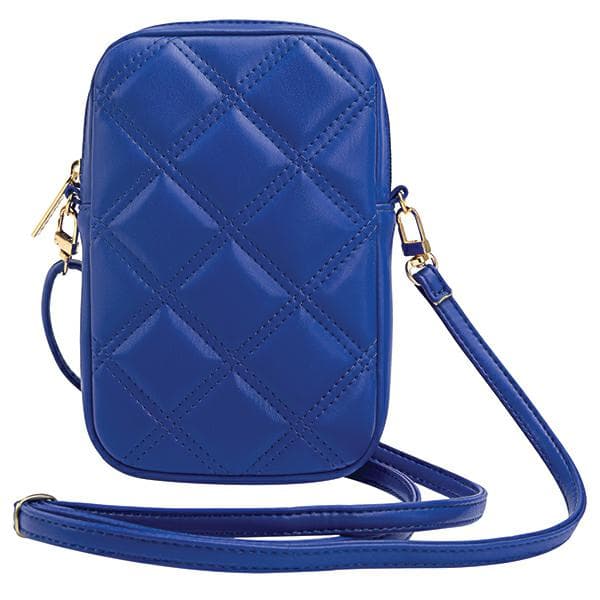 Guess Zip Quilted 4G taske, blå