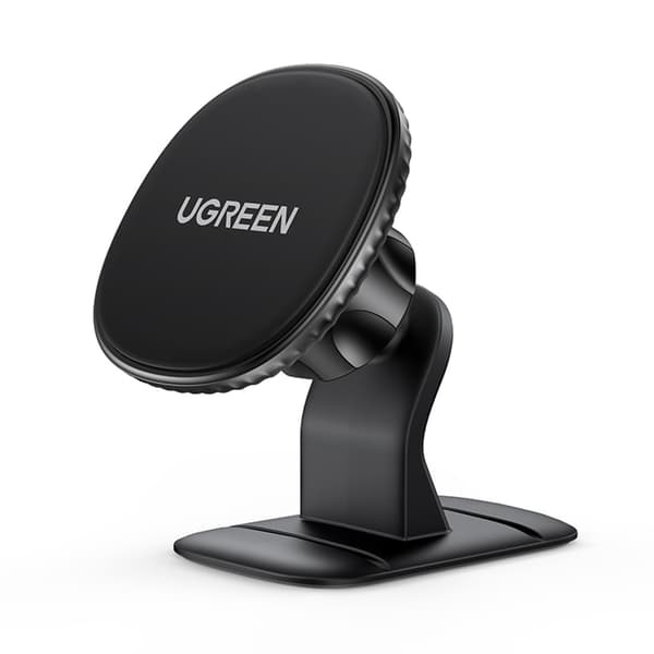 Magnetisk biltelefonholder, selvklæbende, til instrumentbræt, sort