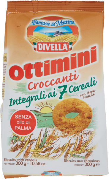 Divella Biscotti Ottiini syv kornsorter 300g