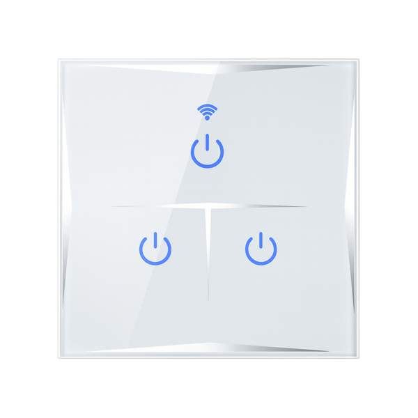 WiFi-lysafbryder KS601 3-ganges hvid