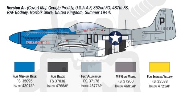I1484 1:72 P-51D Mustang Aces