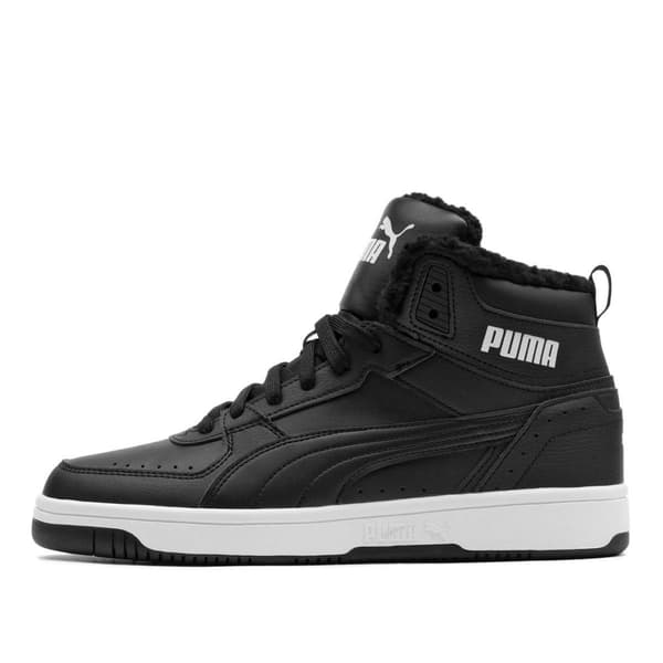 Puma Rebound JOY Fur herrevinterstøvler høje sorte ankelboots 42.0