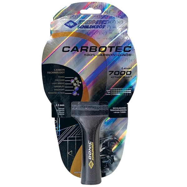 DONIC CarboTec 7000 bordtennisracket + överdrag