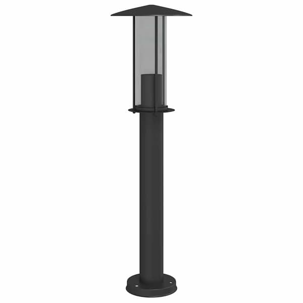 vidaXL havelampe sort 60 cm rustfrit stål