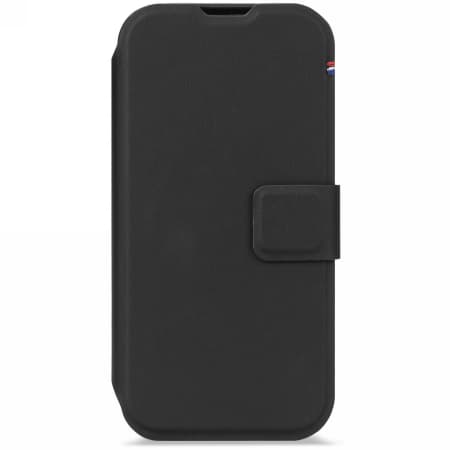 Decoded Textured Silicone Detachable Wallet - MagSafe-kompatibelt skyddsskal för iPhone 17 (phantom black)