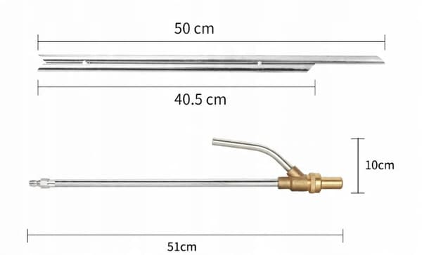 Våtblästringssats för högtryckstvättar - 1/4 tums plugg