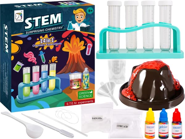 Kemian laboratoriokoesarja, 14 koetta