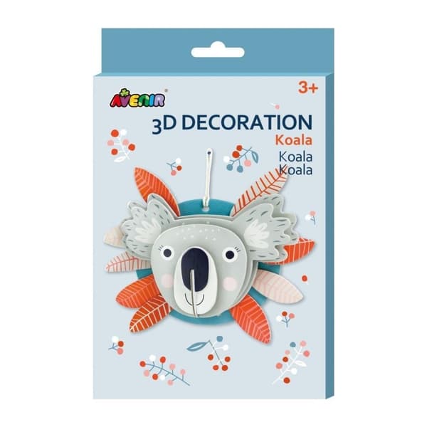 3D-dekorationer - koala
